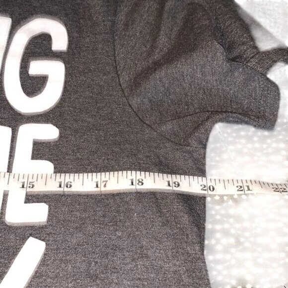 Fifth Sun "Gaming Makes Me Happy" Graphic T-Shirt Medium Gray Cotton/Polyester - Picture 6 of 7